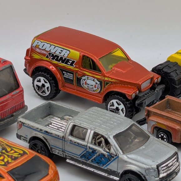 Bundle of 19 Diecast Toy Cars – Fire Trucks, Race Cars, Police & More! - Picture 8 of 12